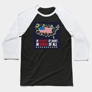 Memorial Day, USA, Soldier Design, Vector, Artwork Baseball T-Shirt